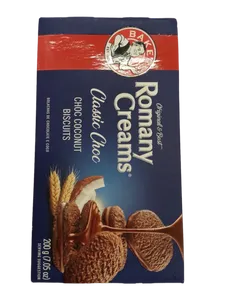 BISCUITS ROMANY CRMS 200G, CHOC CLASSIC