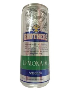 SOFT DRINK LEMONADE BROTHERS 330ML SLIM