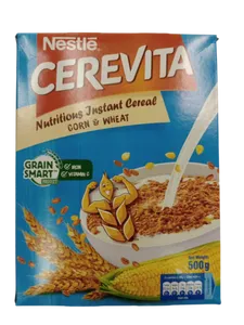 CEREAL CEREVITA 500G, CORN COCOA&MLT