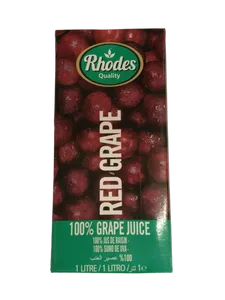JUICE 100% RHODES 1L, RED GRAPE