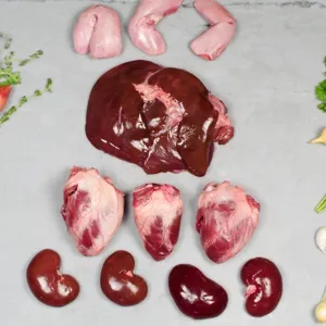 Fresh Goat Liver,Heart,Kidney,Spleen (~2.0-2.5lb)