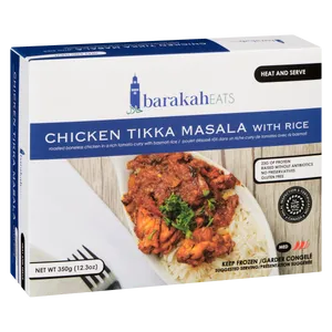 Barakah EATS ChickenTikka Masala with Rice 350g