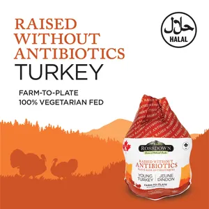 Free Range Whole Turkey Frozen (~6-7kg)
