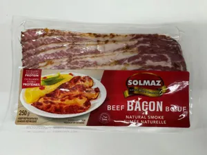 Solmaz Natural Smoke Beef Bacon (250g)
