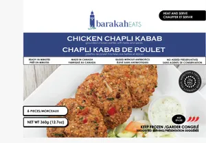 Chicken Chapli Kabab (6pcs)