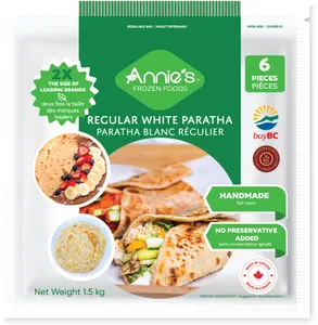 Annie's Regular White Paratha (6pcs)