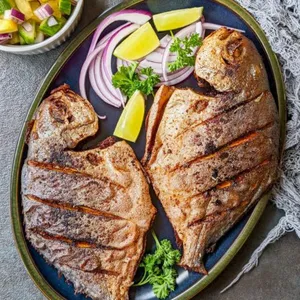 Bengali Speical - Marinated Fish Steak Golden Pompano (~1.6-1.8lb)