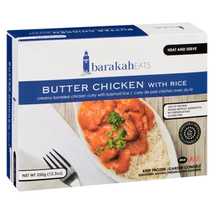 Butter Chicken With Rice (350g)