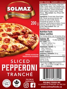 Solmaz Beef Pepperoni 200g