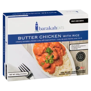 BarakahEats Butter Chicken with Rice (350g)