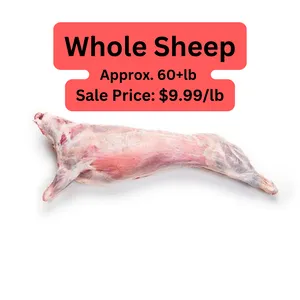 [SALE] Whole Sheep approx. 60+lb - ($9.99/lb)