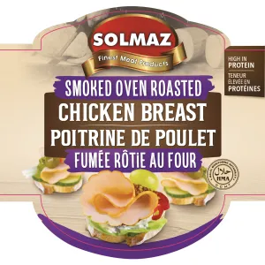 Solmaz Sliced Smoked Oven Roasted Chicken Breast 175g
