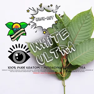 White ULTRA Kratom Capsules- 50pk