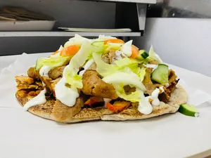 Naan lamb kebab