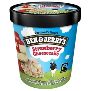 Ben and Jerry strawberry cheesecake ice cream tub 465 ml