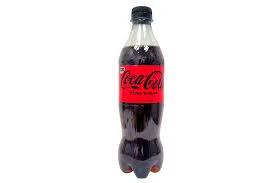 Zero sugar Coca Cola 500ml bottle