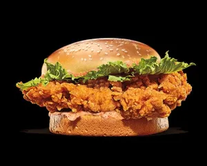 Spicy chicken burger