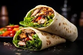 Supreme chicken wrap