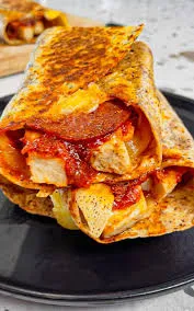 Peperoni hot melt wrap
