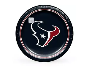 NFL Dinner Paper Plates, 10" , 85 ct. (Choose Your Team)