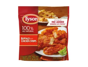 Tyson Fully Cooked Buffalo Style Chicken Strips, 1.56 lb Bag (Frozen)