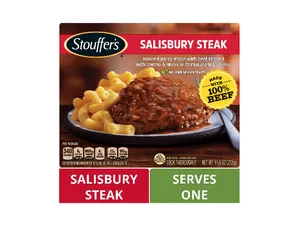 Stouffer's Salisbury Steak Individual Frozen Meal, 9.6 oz (Frozen)