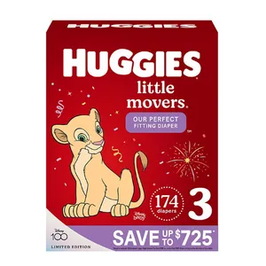 Huggies Little Movers Perfect Fitting Diapers (Sizes: 3)
