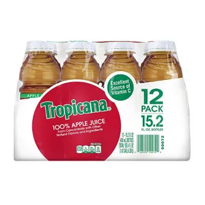 Tropicana 100% Juice, Apple Juice (15.2 oz., 12 pk.)