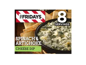 TGI Fridays Spinach & Artichoke Cheese Dip Frozen Snacks & Appetizers, 8 oz Box Regular