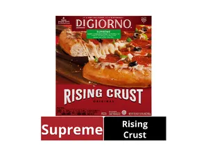 Frozen Pizza, DiGiorno Supreme Rising Crust Pizza, 31.4 oz