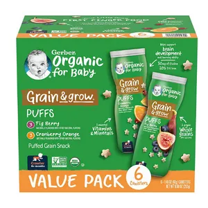 Gerber Organic Puffs, Variety Pack (1.48 oz., 6 pk.)