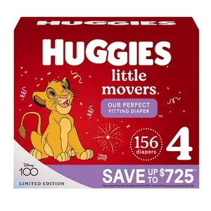 Huggies Little Movers Perfect Fitting Diapers (Sizes:4)