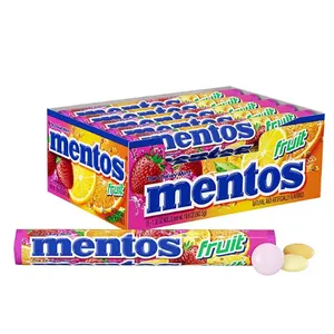 Mentos Chewy Mint Candy Roll, Fruit Flavored, Bulk (1.32 oz., 14 pcs., 15 pk.)