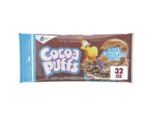 Cocoa Puffs Breakfast Cereal Bag, 32 oz