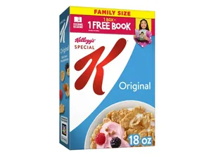 Kellogg's Special K Original Cold Breakfast Cereal, 18 oz