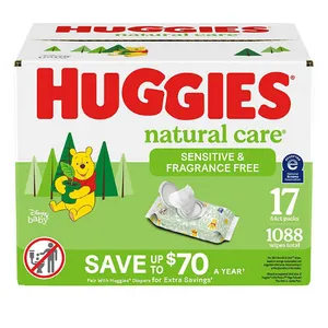 Huggies Natural Care Sensitive Baby Wipes, Fragrance Free (1088 ct.)
