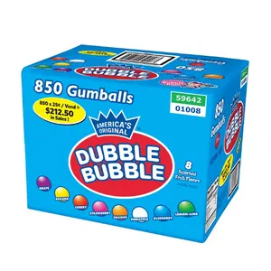 Dubble Bubble 24mm Gumballs Assorted Fruit (17.27lbs.)