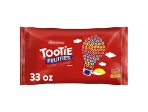 Malt-O-Meal Tootie Fruities Cereal, Fruity Breakfast Cereal, 33 oz Resealable Cereal Bag