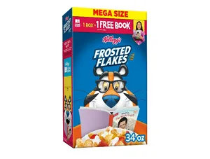 Kellogg's Frosted Flakes Original Breakfast Cereal, 34 oz