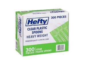 Hefty Clear Heavy-Weight Plastic Spoons (300 ct.)