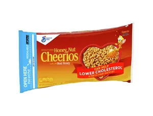 Honey Nut Cheerios Heart Healthy Cereal, 32 OZ Resealable Bag