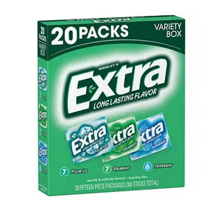 Extra Mint Sugar Free Chewing Gum Bulk Variety Pack (15 pc., 20 pk.)