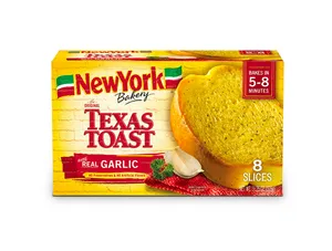 New York Bakery The Original Texas Toast with Real Garlic, 8 ct. Box