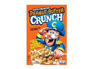 Cap'n Crunch Sweetened Corn & Oat Cereal Peanut Butter Crunch, 11.4 Oz