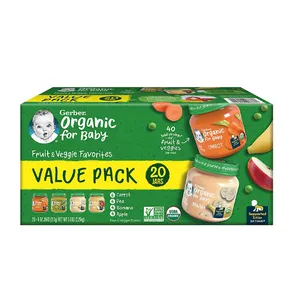 Gerber 1st Foods Organic Baby Food, Fruit & Veggie Value Pack (4 oz., 20 ct.)