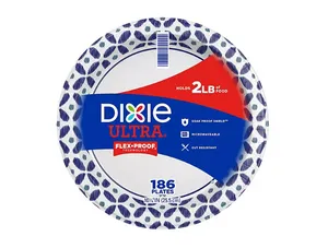 Dixie Ultra Heavyweight Dinner Paper Plates (10", 186 ct.)