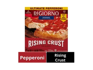 Frozen Pizza, DiGiorno Pepperoni Rising Crust Pizza, 27.5 oz