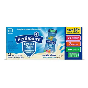 PediaSure Grow and Gain Nutrition Shake for Kids, Vanilla (8 fl. oz., 24 pk.)