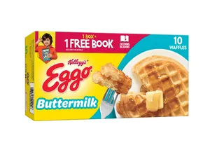Eggo Buttermilk Frozen Waffles, 12.3 oz, 10 Count (Frozen)