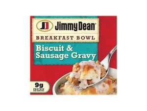 Jimmy Dean Biscuit & Sausage Gravy Breakfast Bowl, 9 oz (Frozen)